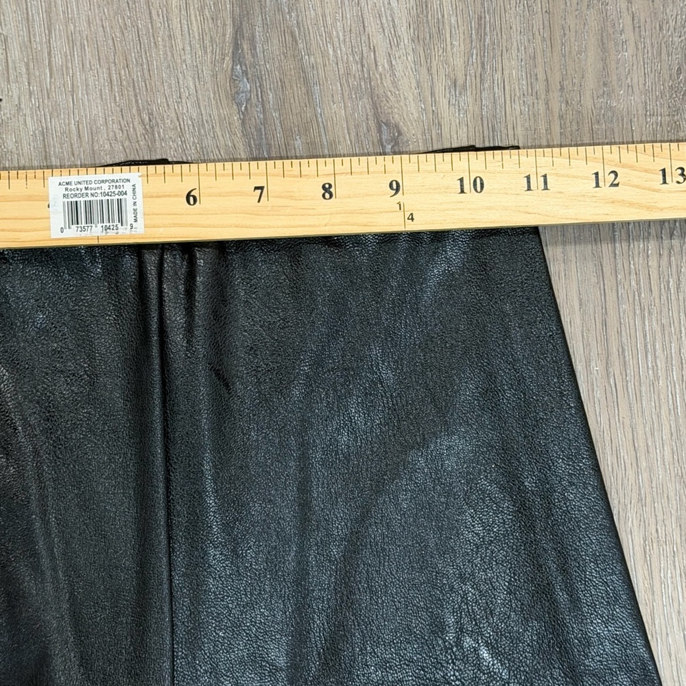 Commando Size Medium Stretch Leather Black Flared… - image 5